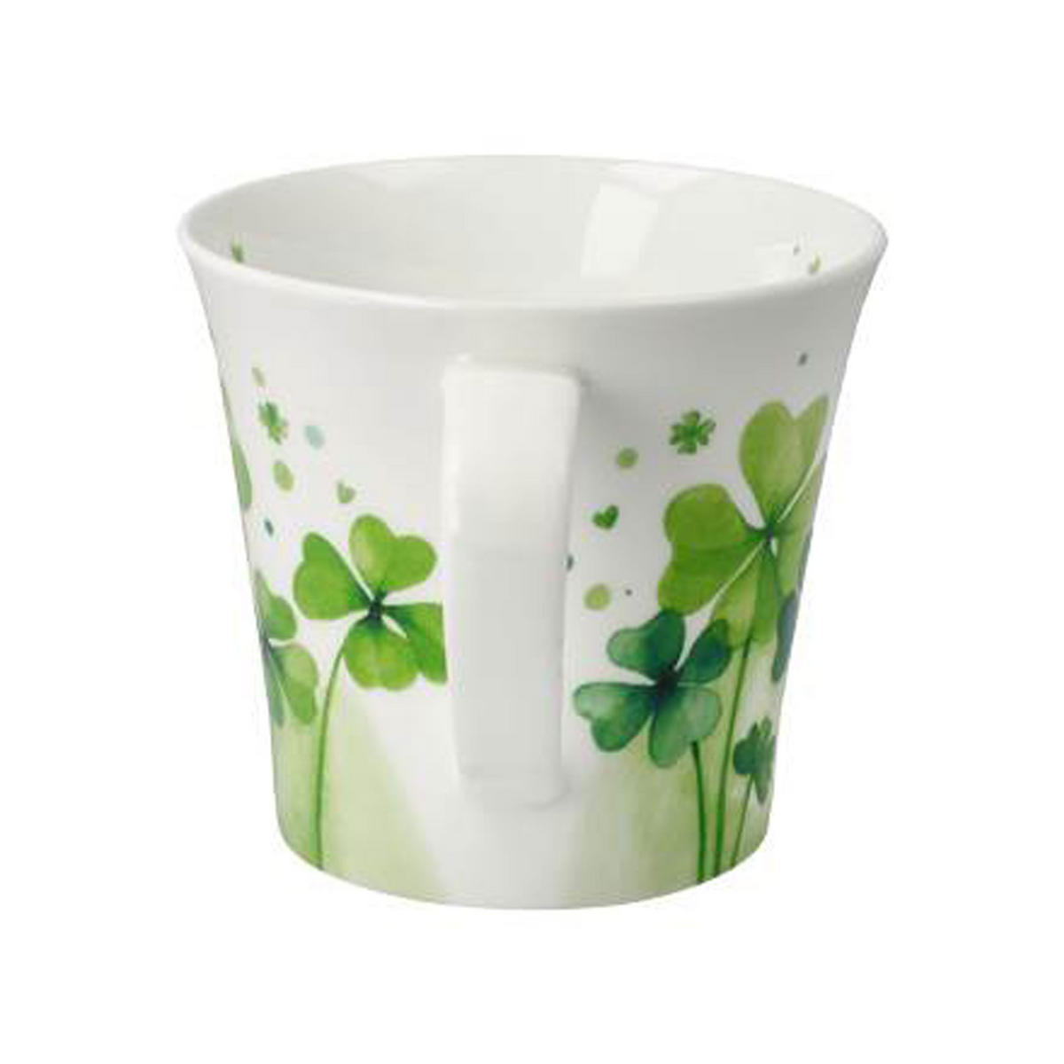 TEETASSE Fiore - Happiness, Fine Bone China, grün - Grün, Keramik (0.35L) - Goebel