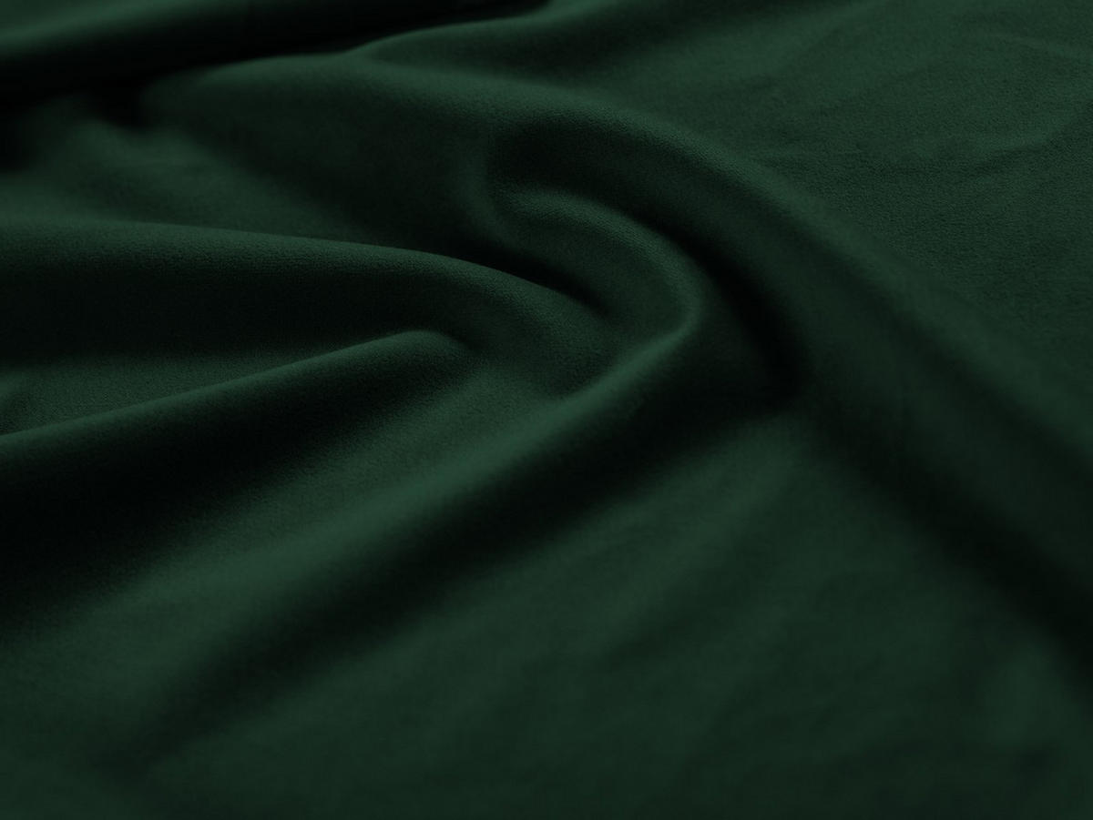 PANORAMASOFA Mamaia aus Samt flaschengrün 9 Sitzplätze - Grün, Textil (256/75/337cm) - Micadoni