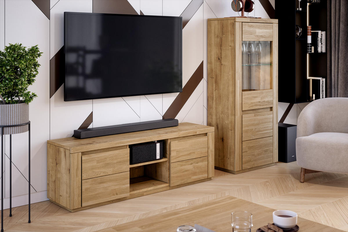 LOWBOARD Skagen - Eichefarben, Holz (37/47/140cm) - kiki design