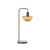 TISCHLAMPE Baylie Braun Ø30/61 cm - Braun, Metall (30/20/61cm) - Light & Living
