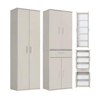 MEHRZWECKSCHRANK SET Der Allzweckwaffe - Kaschmir, Holzwerkstoff (60/180/34cm) - Mokebo