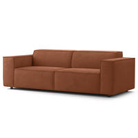 2,5-SITZER SOFA - Braun, Textil (223/70/96cm) - home24