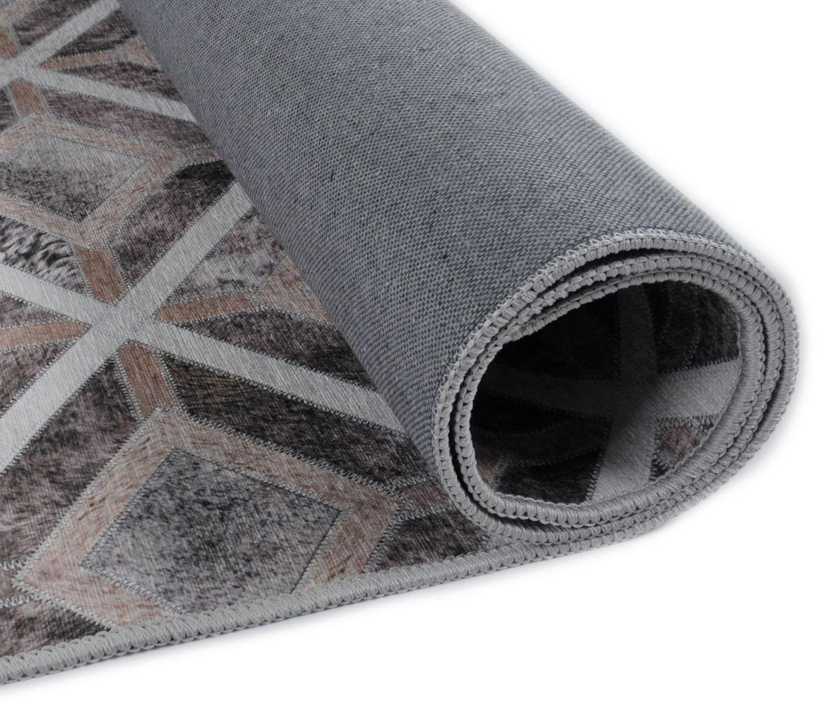 KURZFLORTEPPICH Serena 50x80 cm - Braun, Textil (50/80cm) - Gino Falcone