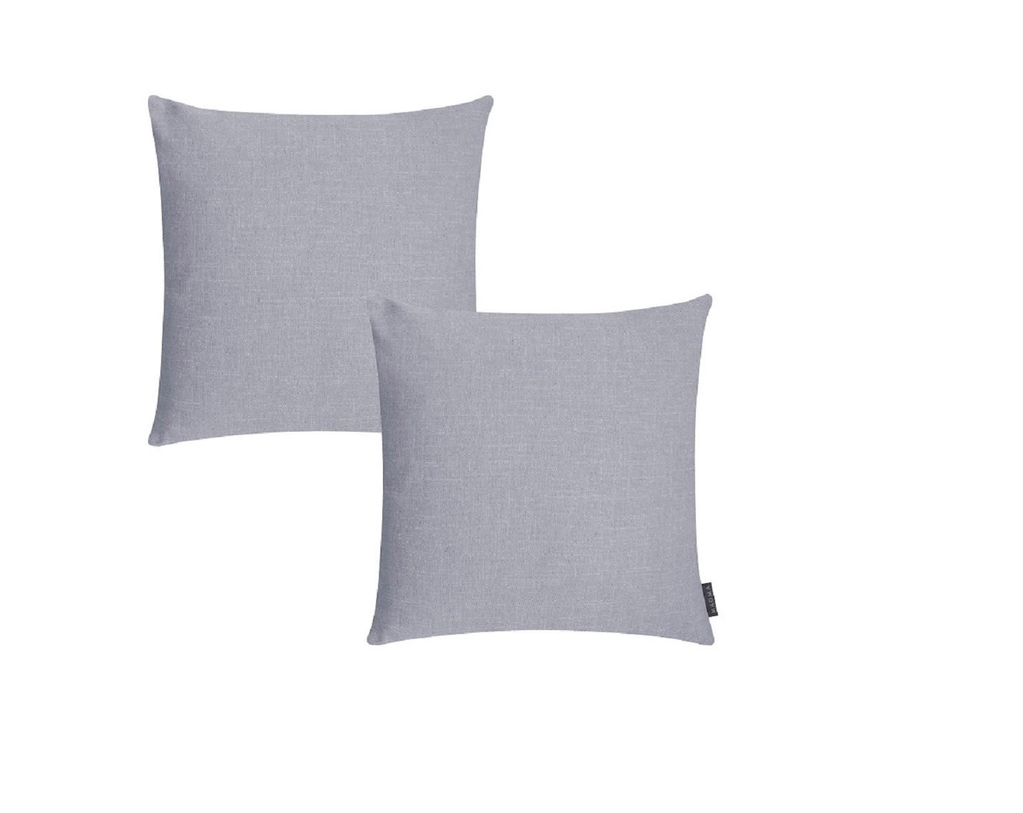 KISSENHÜLLE 2er Set Riva 40/40 grau - Grau, Textil (40/40cm) - Magma Heimtexx
