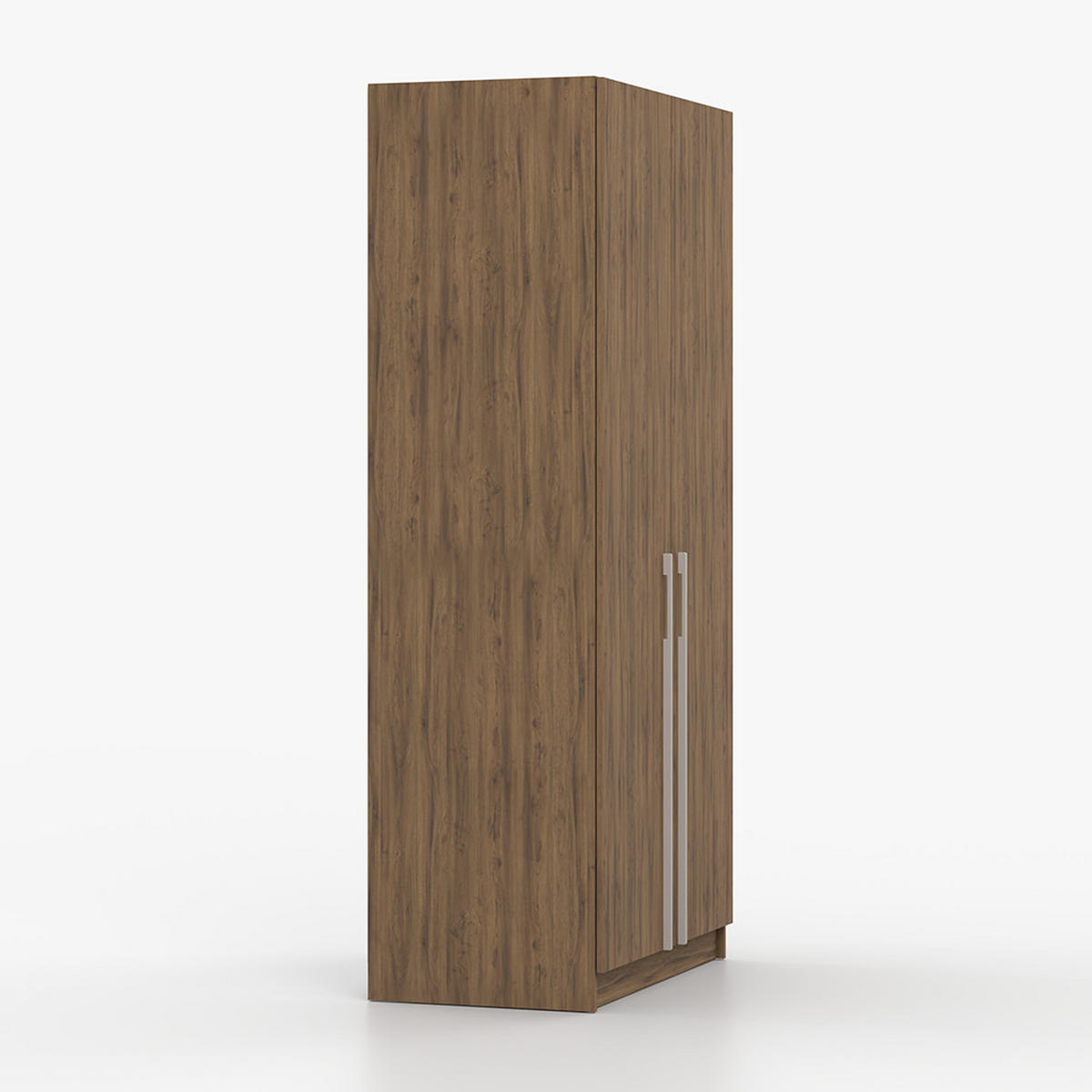 SCHRANK mit Schwenktüren ROSA III 2D 100/210/55, 2-türig, Nussbaum - Kaschmir/Nussbaumfarben, Holzwerkstoff (100/210/55cm) - imoebel24