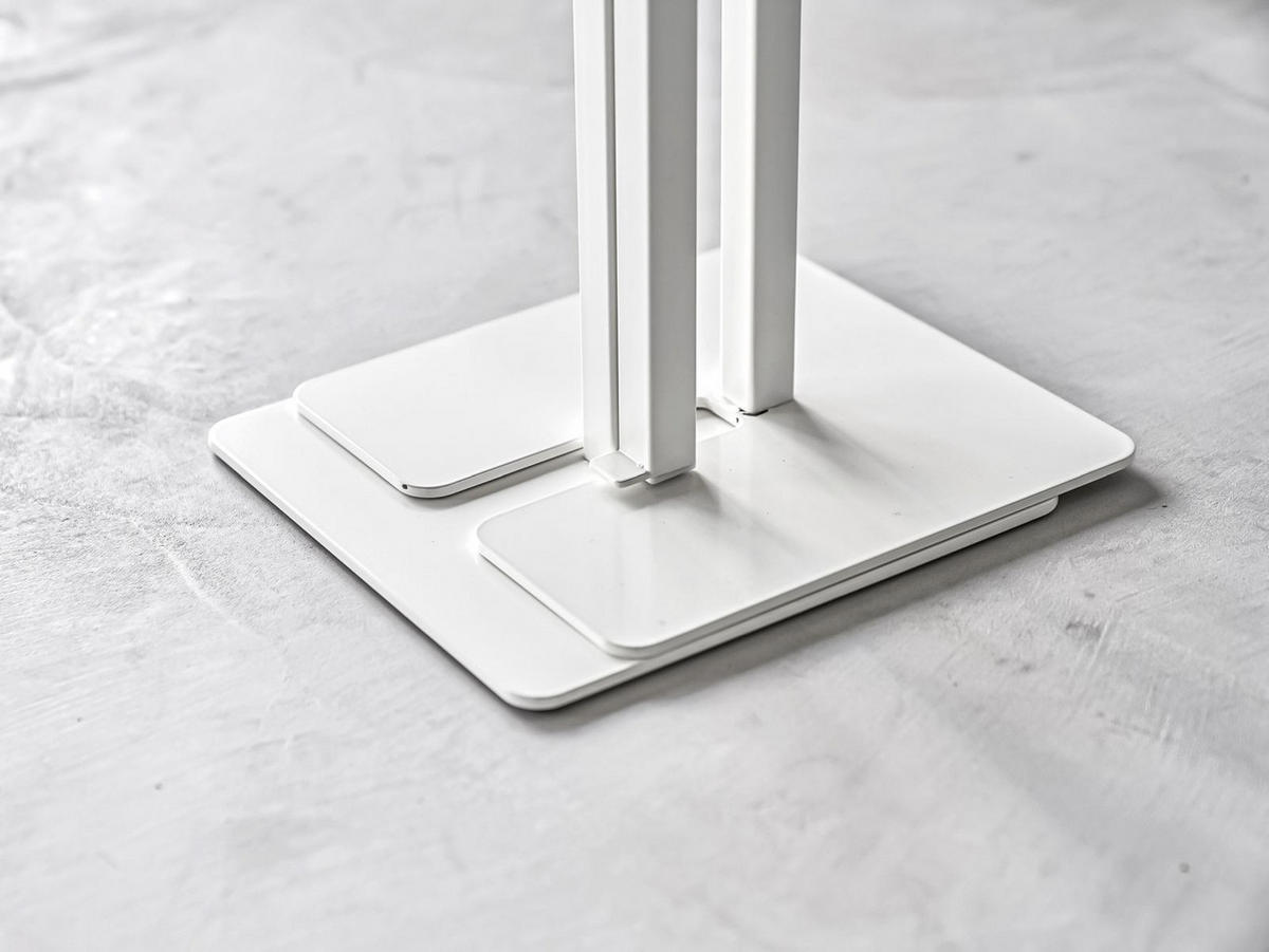 TROCKEN-KLEIDER-STÄNDER Tower weiß 175/160/25 cm - Weiß, Metall (175/160/25cm) - Yamazaki