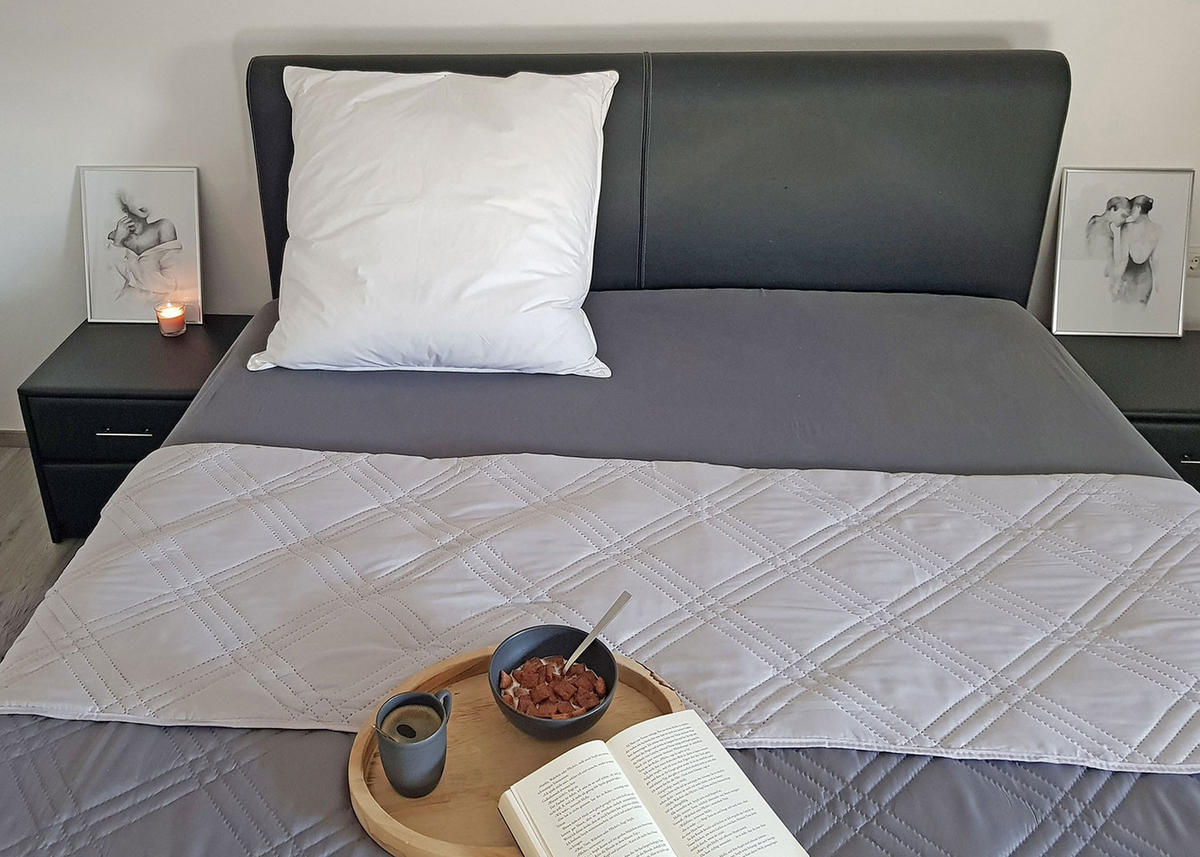KISSEN, 80x80 cm, 100% Baumwolle, Weiß - Weiß, Textil (80/80cm) - Zollner