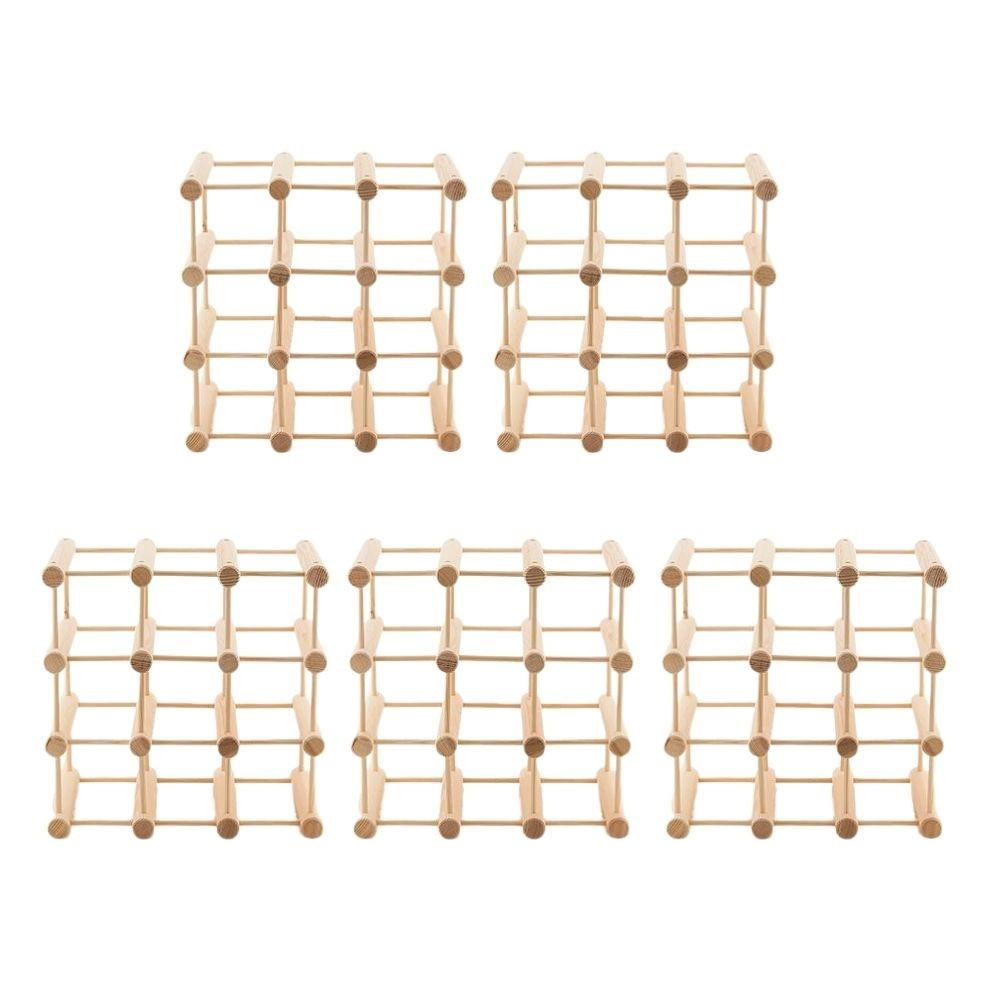 PROREGAL WEINREGAL Natur 180cm × 24cm × 36cm