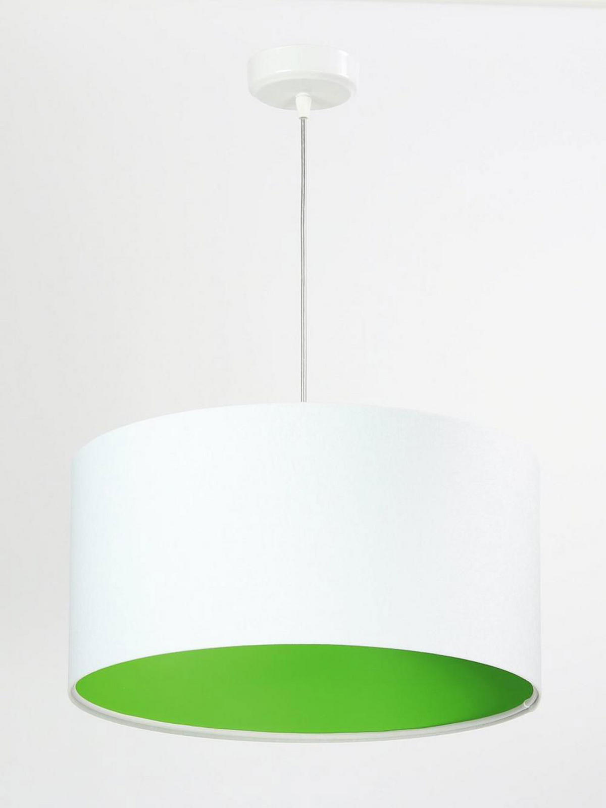 HÄNGELEUCHTE Grün 40/20 cm - Weiß/Grün, Kunststoff (40/0.6/20cm) - ONZENO