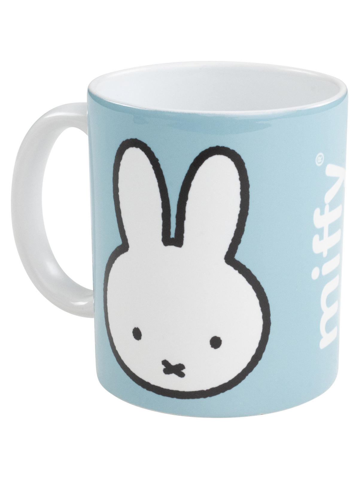 KAFFEEBECHER Miffy Hase Blau 320 ml - Blau, Keramik (0.32L) - United Labels