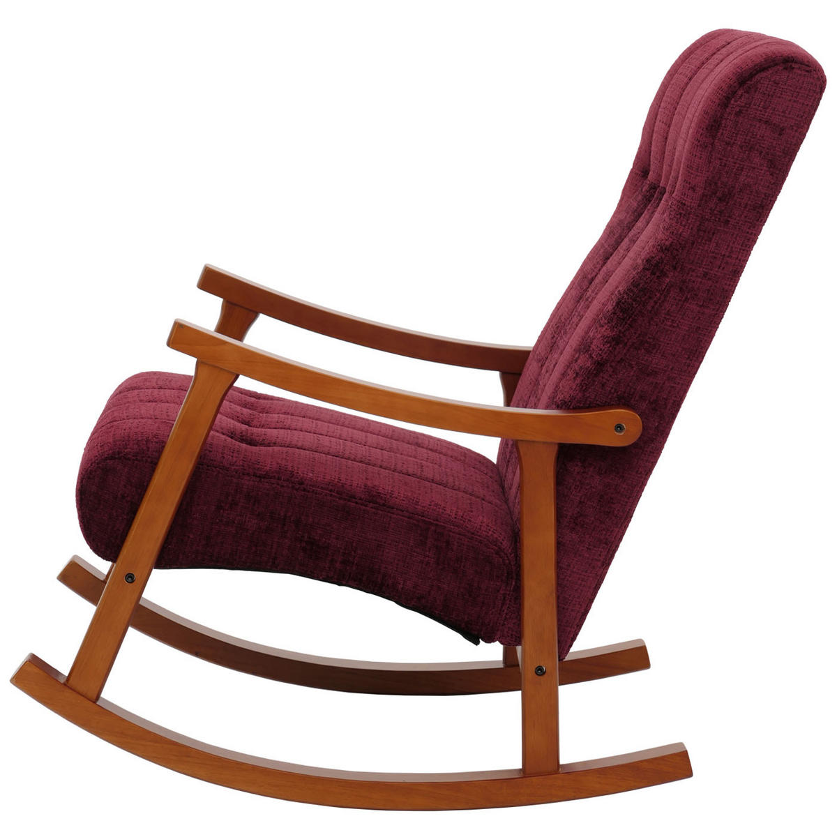 SCHAUKELSTUHL Bordeaux - Bordeaux, Textil (64/97/85cm) - MCW