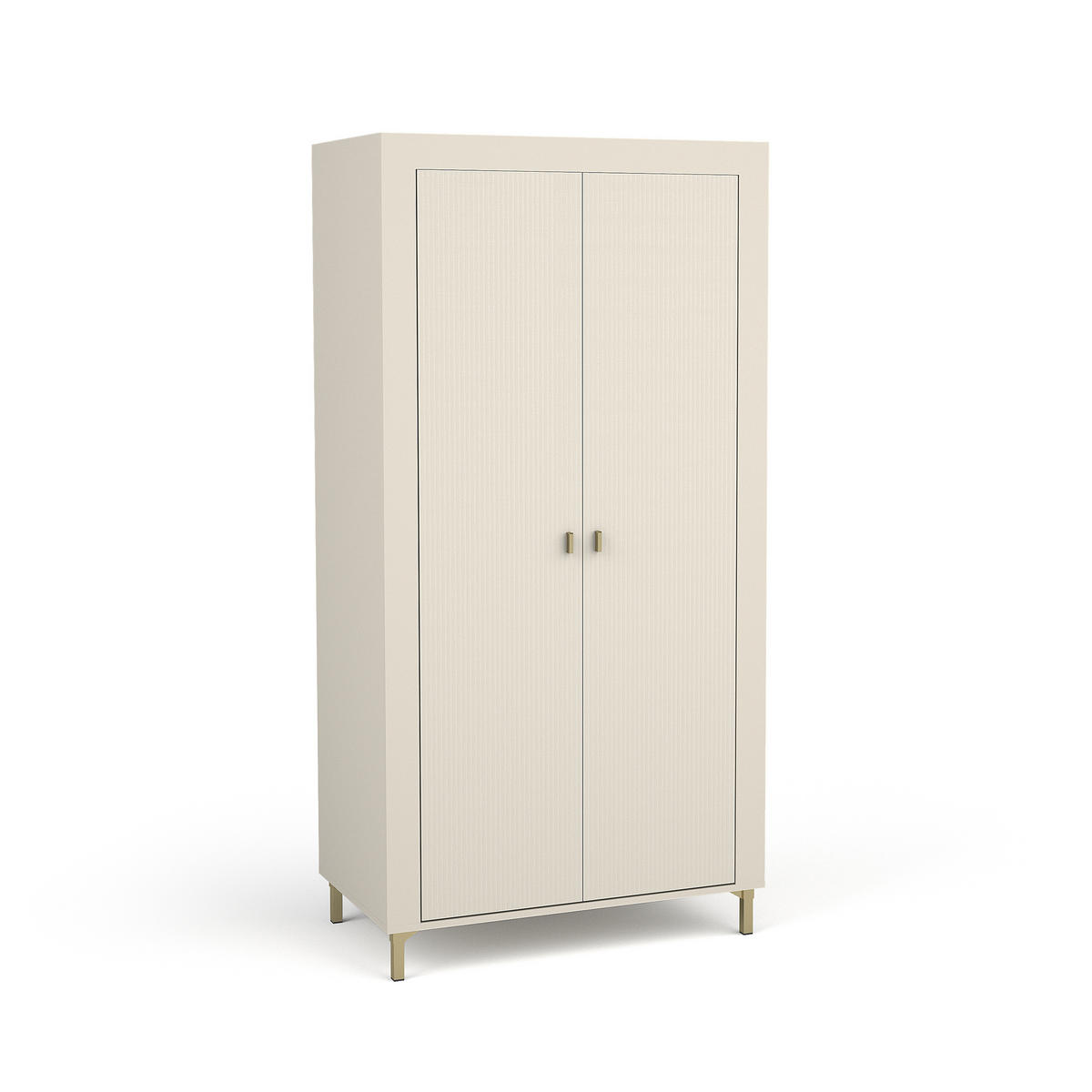 DREHTÜRENSCHRANK Monta mit 2 Türen, Kaschmir - Kaschmir, Holzwerkstoff (97/194/56cm) - Beautysofa