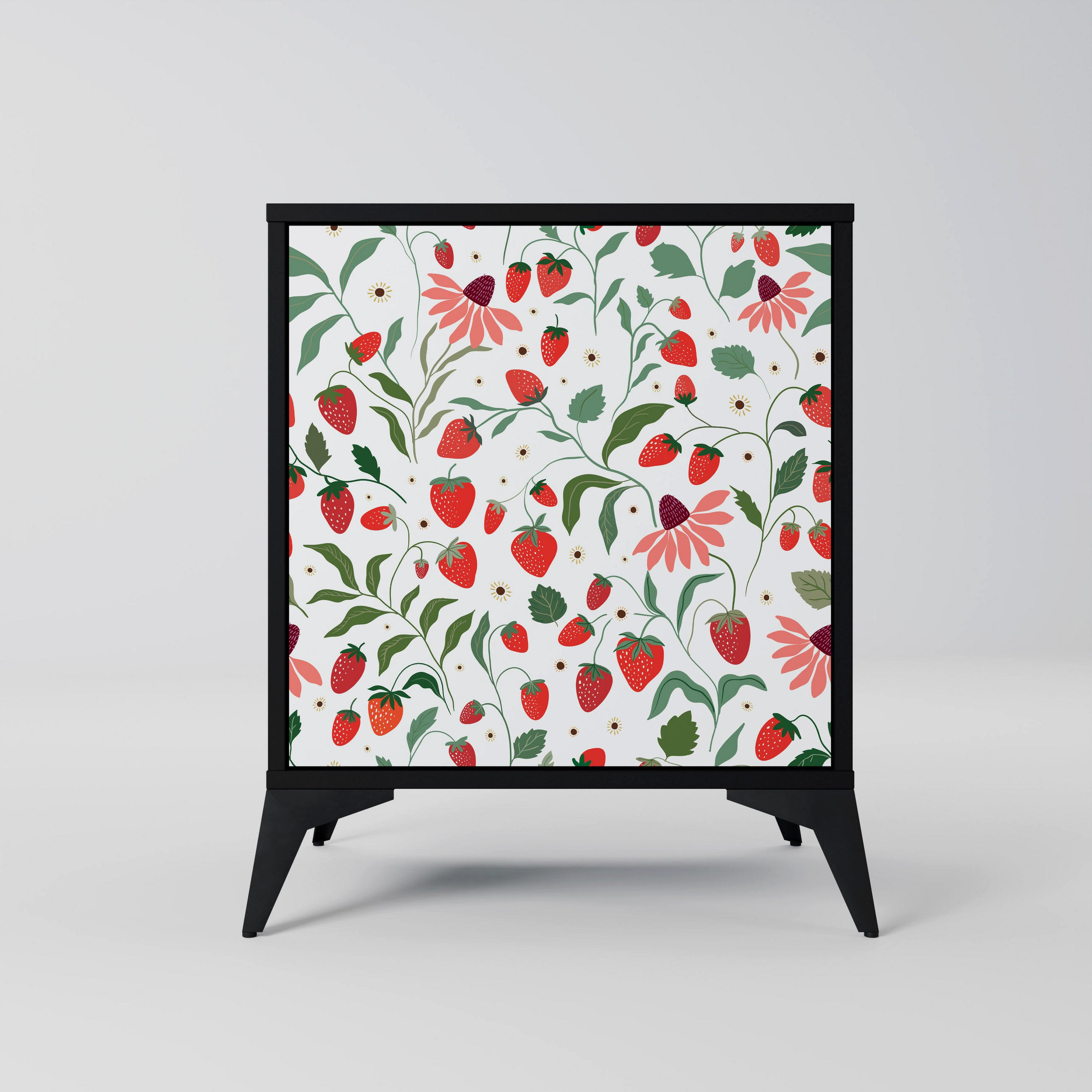 SpaceRebels Sideboard Schwarz 57.5x70.5x42 cm