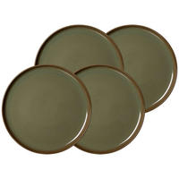 SPEISETELLER Malaga Grün ø 27,5 cm 4er Set - Grün, Keramik (27.5cm) - Ritzenhoff Breker