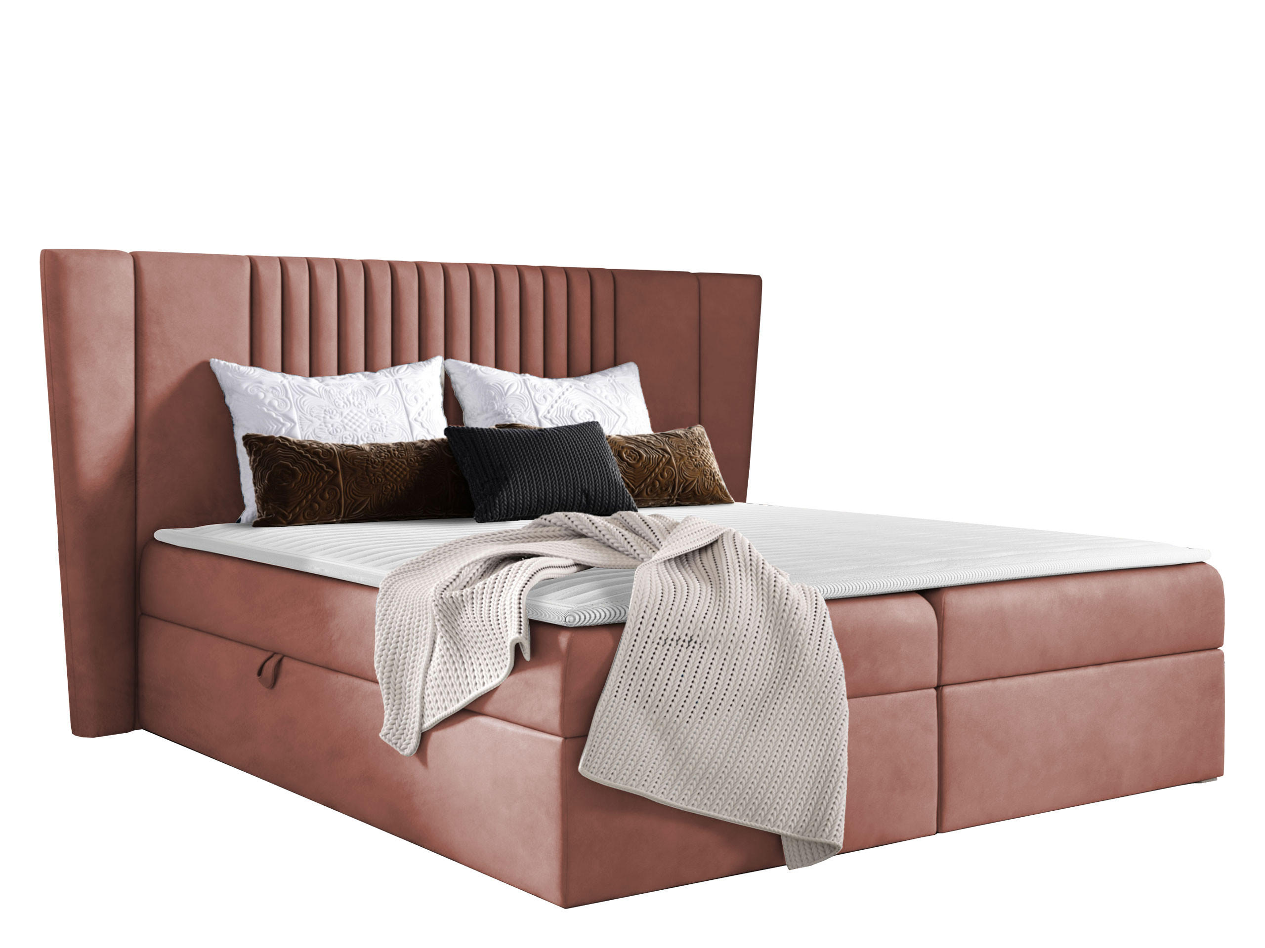 BOXBETT Spark - Rosa, Holz (140/200cm) - MIRJAN24