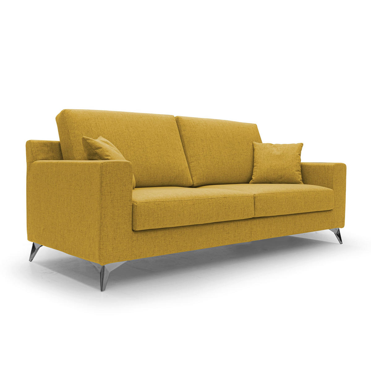 LINEARSOFA Michael - Gelb, Textil (146/95/91cm) - Divani.store