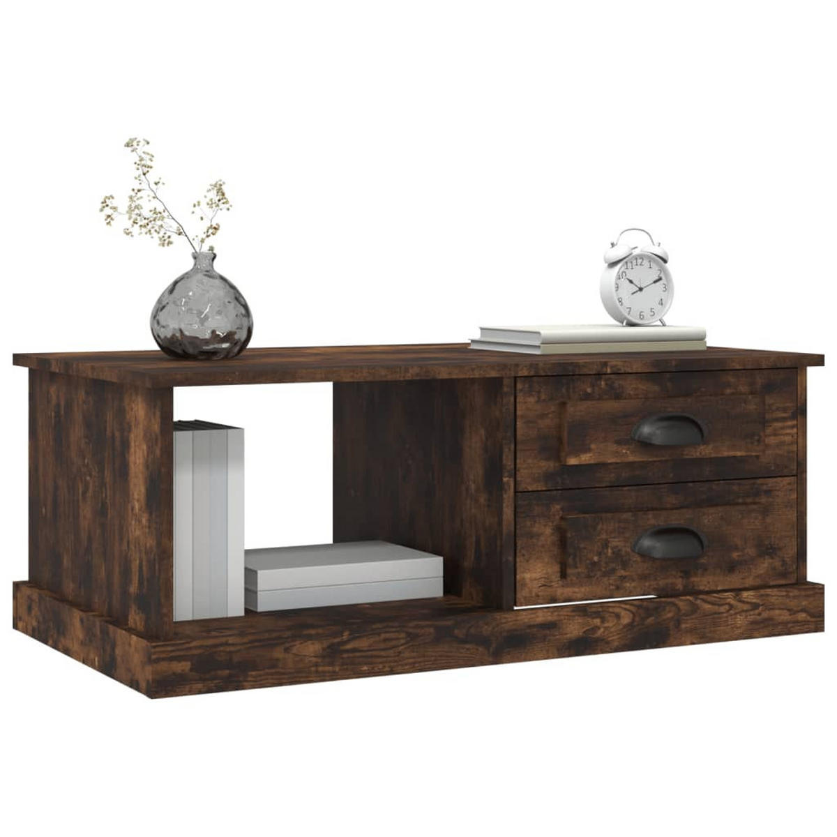 COUCHTISCH Räuchereiche 90x50x35 cm Holzwerkstoff - Braun, Holzwerkstoff (90/50/35cm) - furnicato