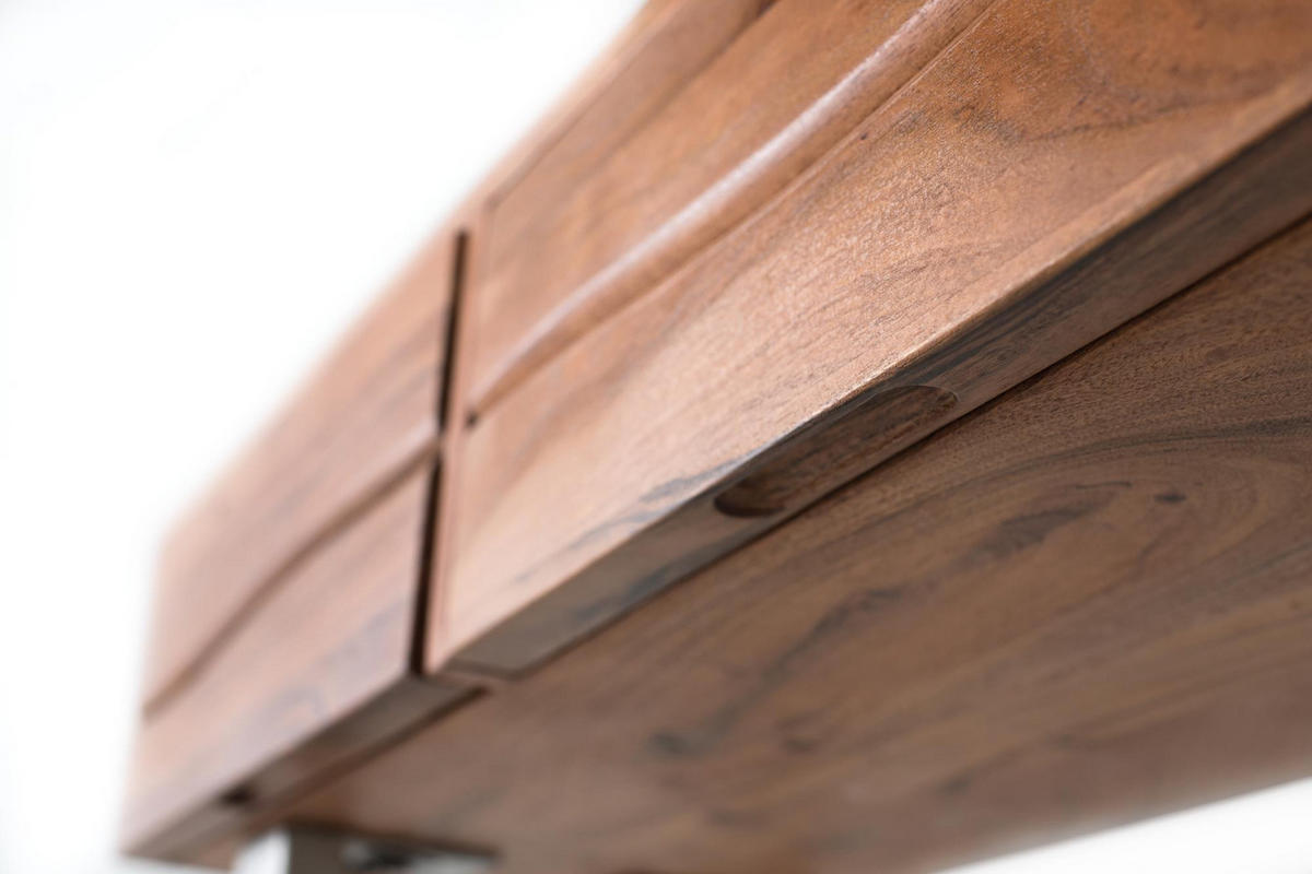 KONSOLE aus natürlichem Akazienholz und Metall - Braun, Holz (30/90/120cm) - Giner y Colomer