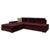 ECKSOFA Orkan - Bordeaux, Holz/Textil (302/213cm) - MIRJAN24