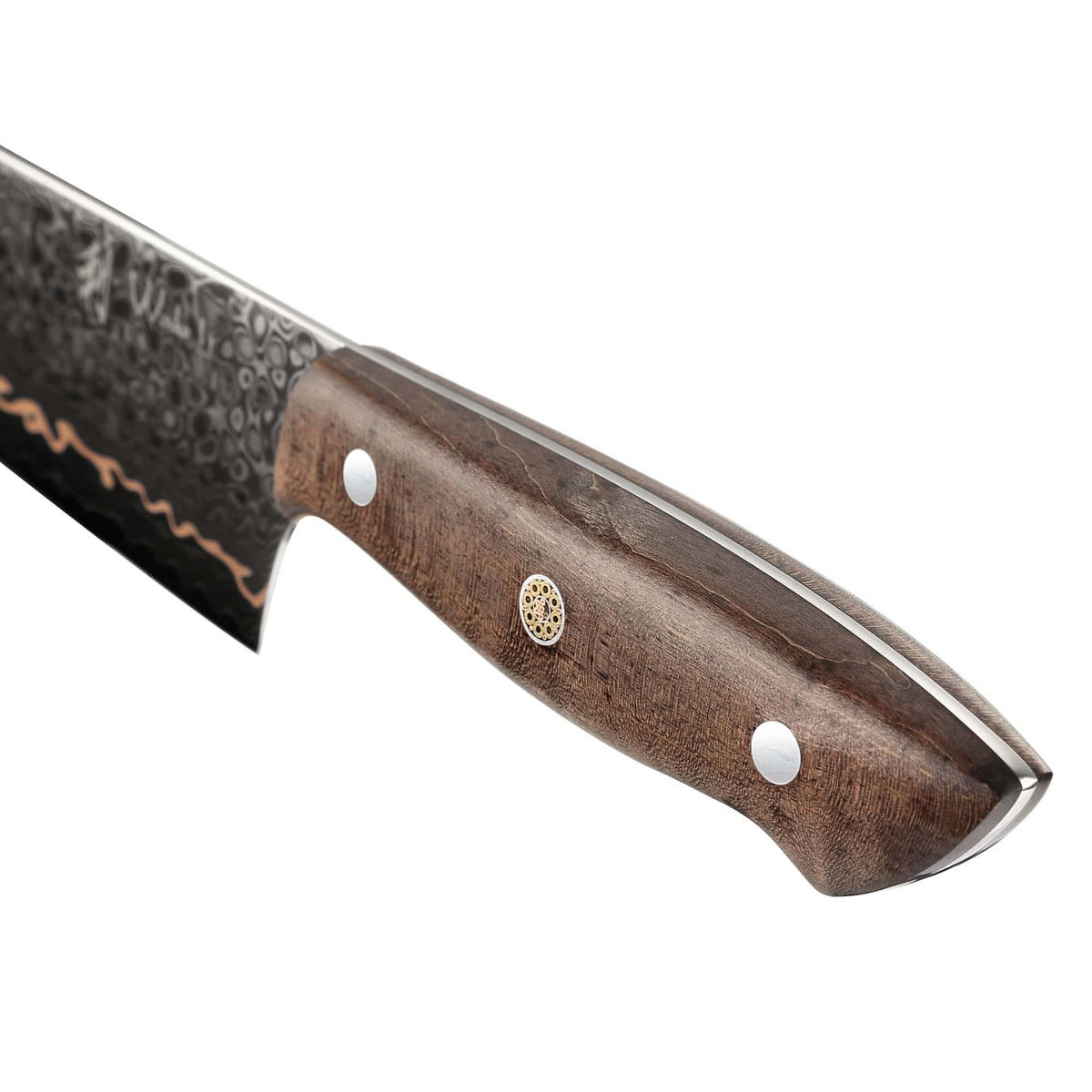 CHEFMESSER 20 cm - Kupferfarben, Holz/Metall (1cm) - Wakoli