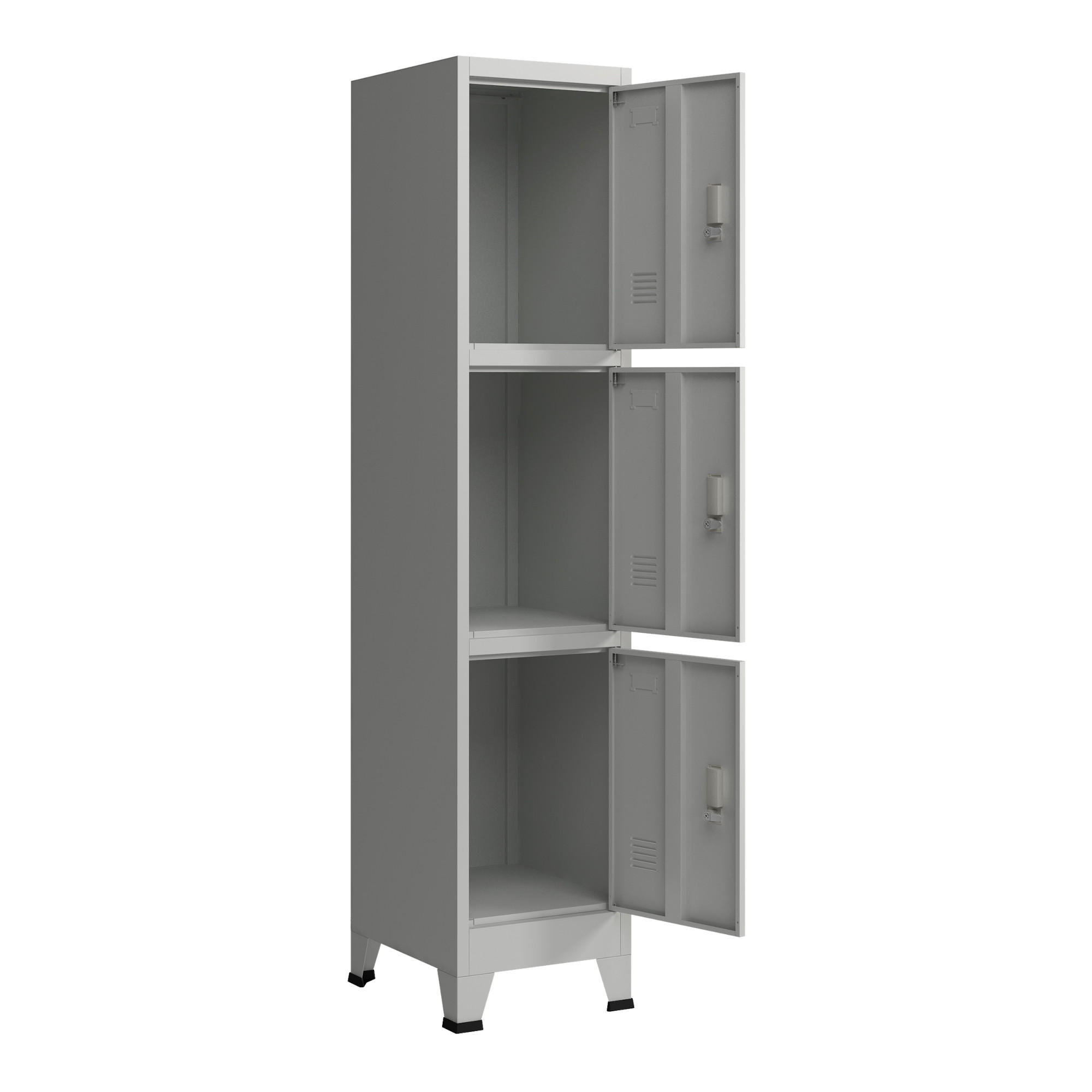 SPIND Joroinen - Grau, Metall (38/180/45cm) - [en.casa]