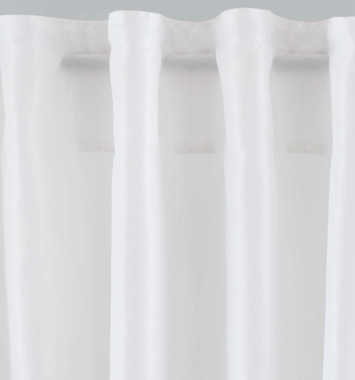 SCHLAUFENGARDINE »Jena« HxB 250x300 cm Weiß - Weiß, Textil (300/250cm) - Gardinenbox