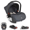 BABYSCHALE Trio Set Isofix beige mit Isofixbasis Royal, i-Size (40 - 87cm) Adapter - Beige, Kunststoff (44/68/44cm) - Moni