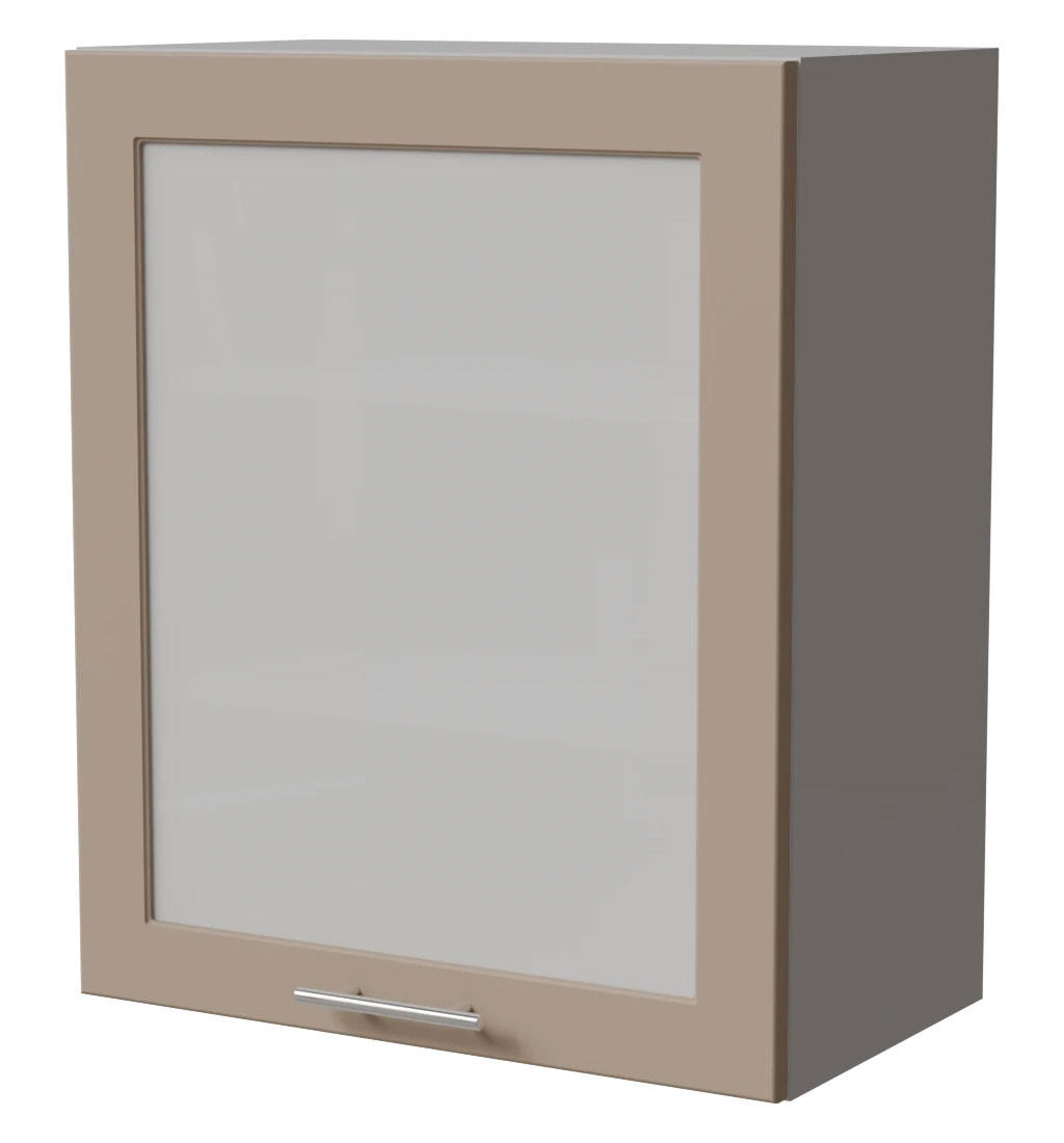 KÜCHENHÄNGESCHRANK Brerra W2S/60 Grau / RAL 1019 graubeige Matt 60 / 32,5 / 72cm - Graubraun/Grau, Holz/Holzwerkstoff (60/72/32.5cm) - Feldmann-Wohnen