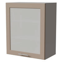 KÜCHENHÄNGESCHRANK Brerra W2S/60 Grau / RAL 1019 graubeige Matt 60 / 32,5 / 72cm - Graubraun/Grau, Holz/Holzwerkstoff (60/72/32.5cm) - Feldmann-Wohnen