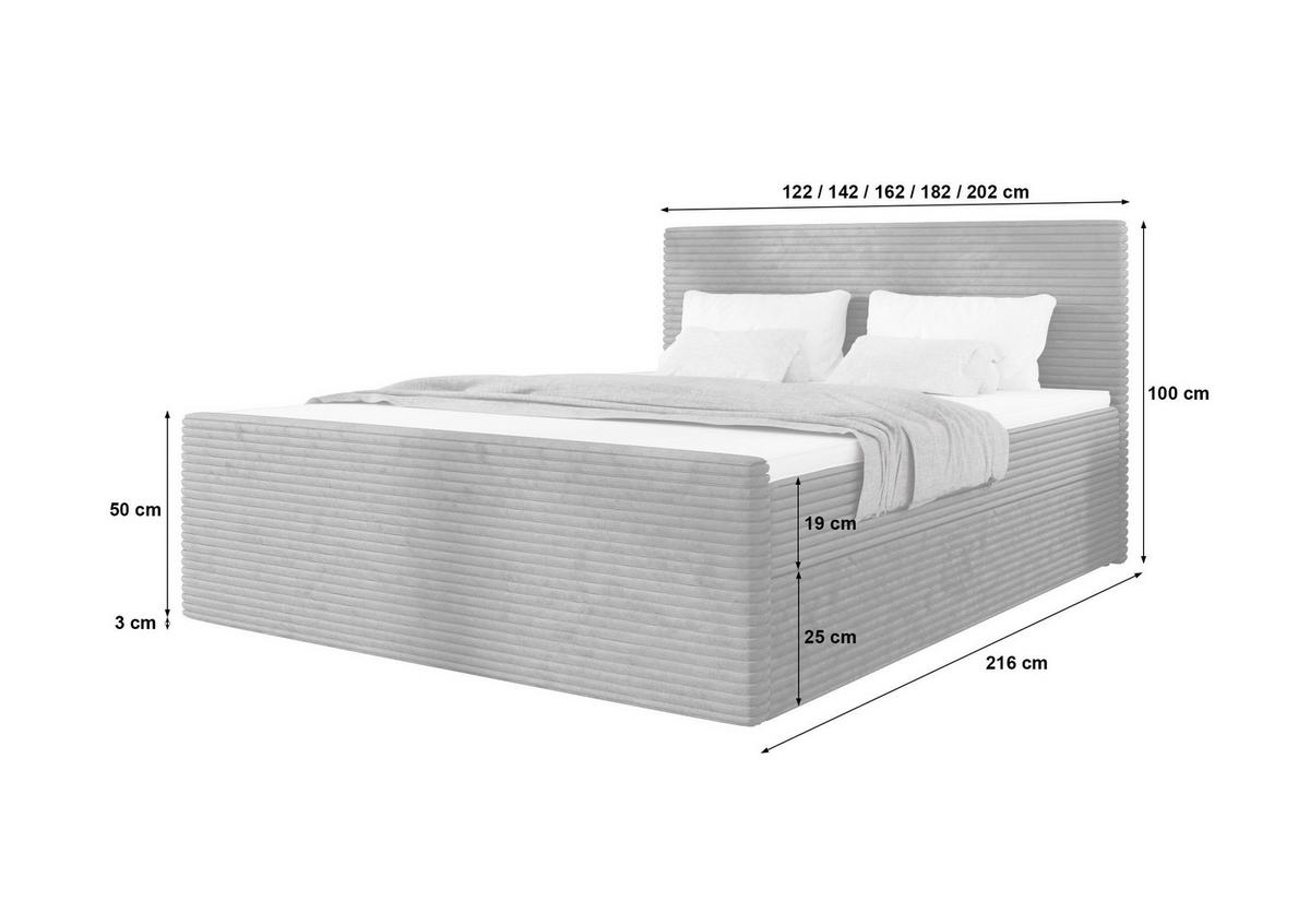 BOXBETT Tilia III 200x200 cm - Rosa, Textil (200/200cm) - B&B Home