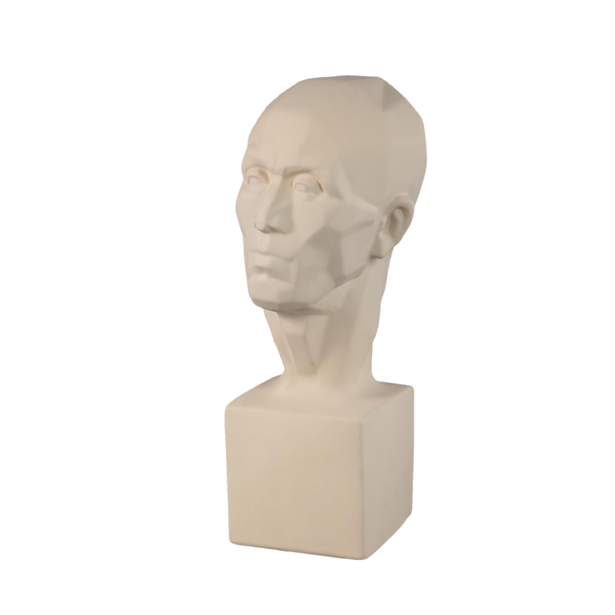 SKULPTUR Dorin Taupe 22.5/21.5/46cm - Taupe, Keramik (21.5/46/22.5cm) - PTMD Collection