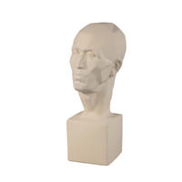 SKULPTUR Dorin Taupe 22.5/21.5/46cm - Taupe, Keramik (21.5/46/22.5cm) - PTMD Collection
