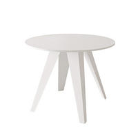 ESSTISCH ausziehbar auf MDF, Weiß - Weiß, Holzwerkstoff (100/100/76cm) - Idohome