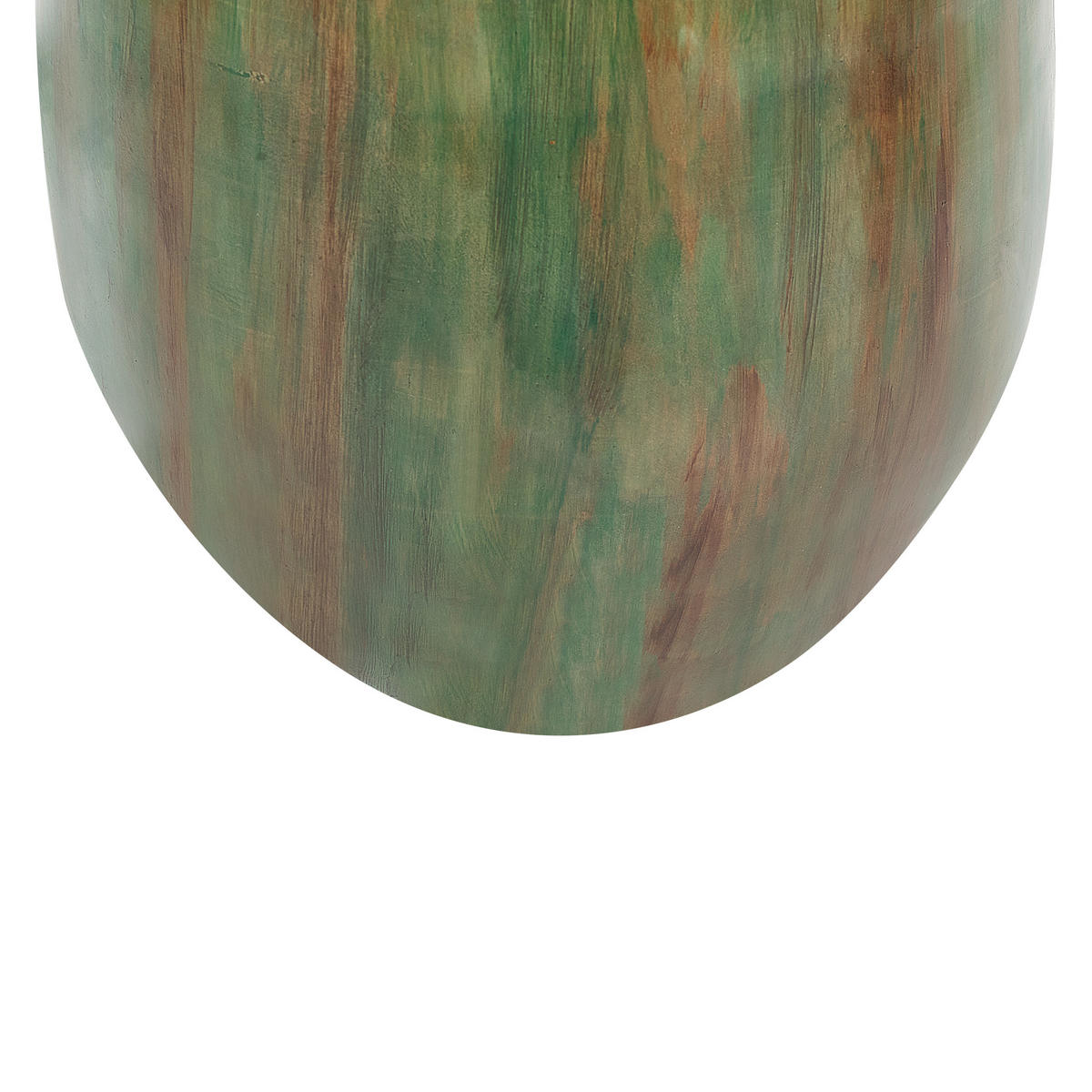 DEKOVASE Terrakotta grün Amfisa - Grün, Stein (50cm) - Beliani