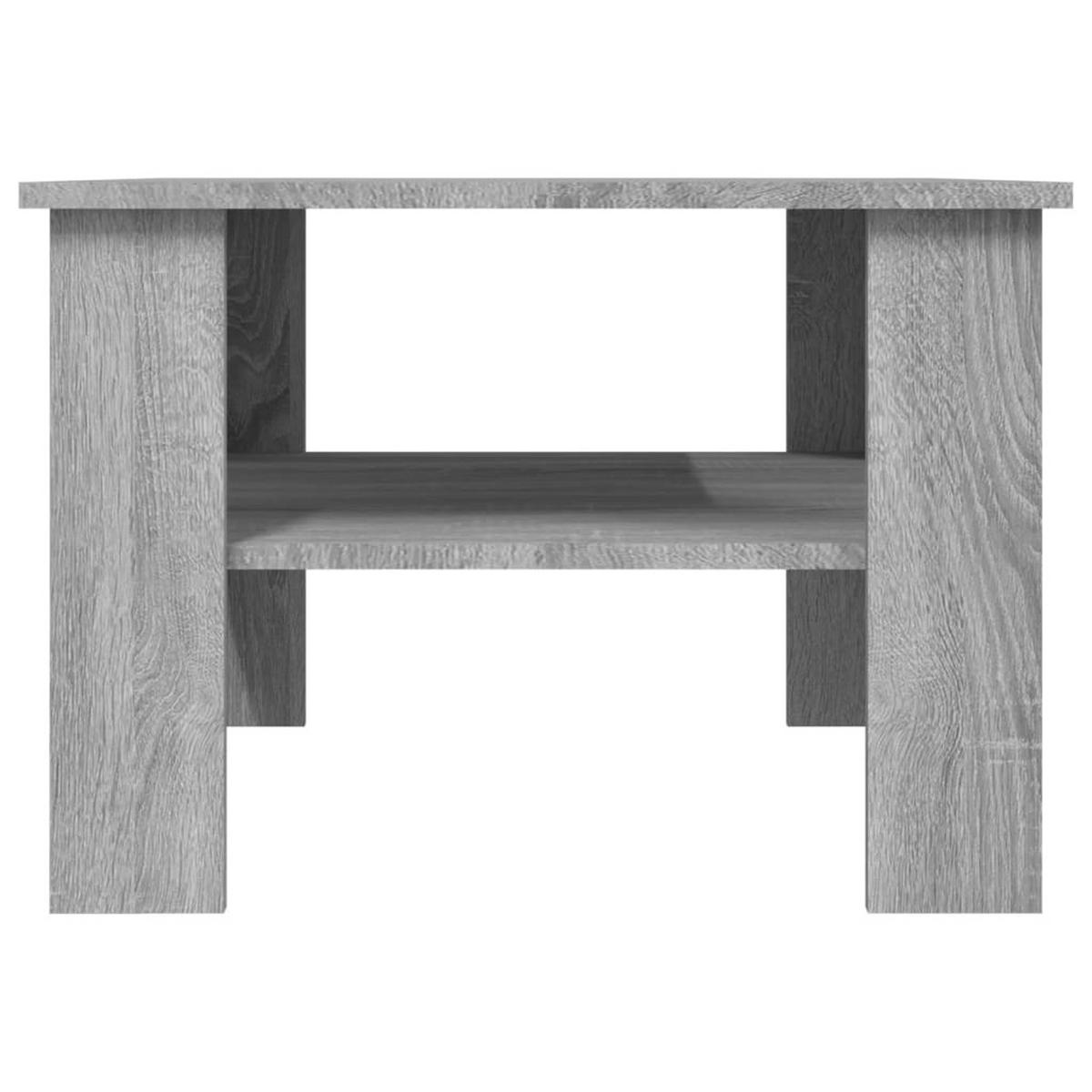 COUCHTISCH Grau Sonoma 60x60x42 cm Holzwerkstoff - Grau, Holzwerkstoff (60/60/42cm) - furnicato