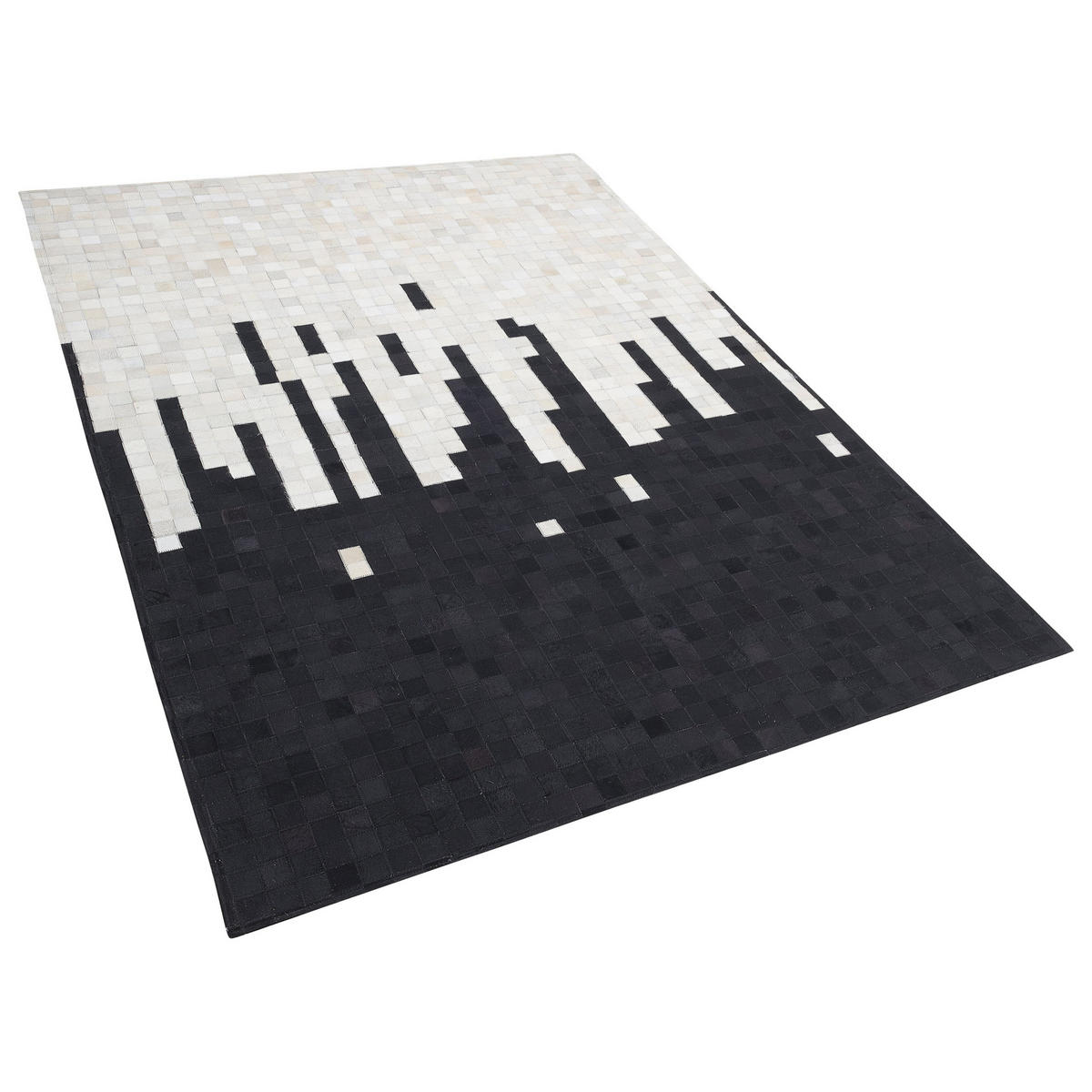 KURZFLOR-TEPPICH Bolu 230/160 cm - Weiß, Fell (160/230cm) - Beliani