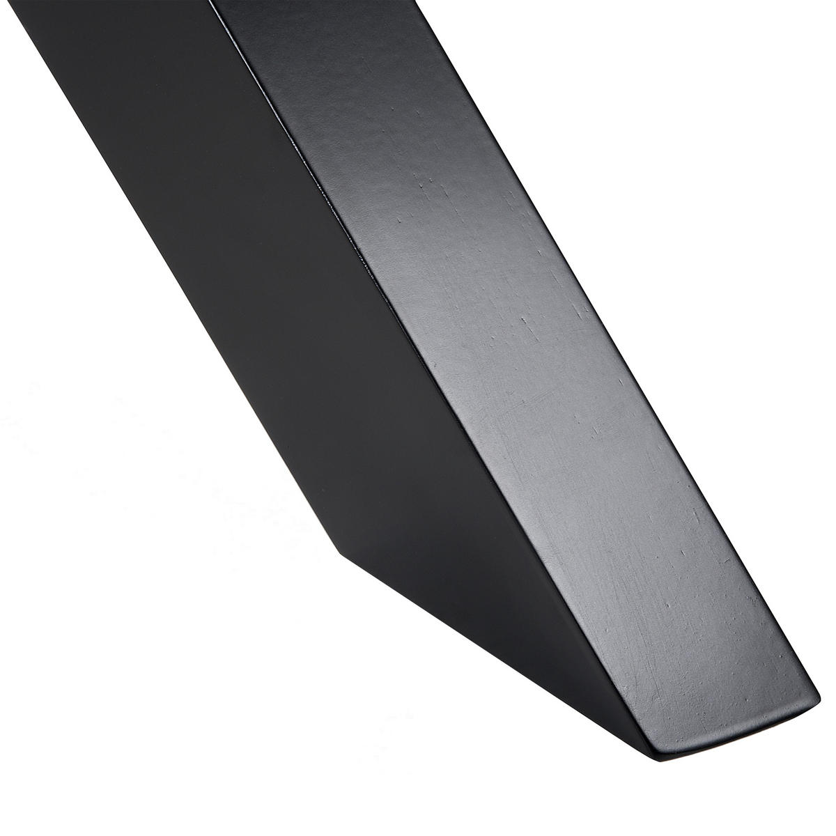 ESSTISCH 180/100/75 cm Schwarz Rechteckig Lisala - Schwarz, Holzwerkstoff (180/100/75cm) - Beliani