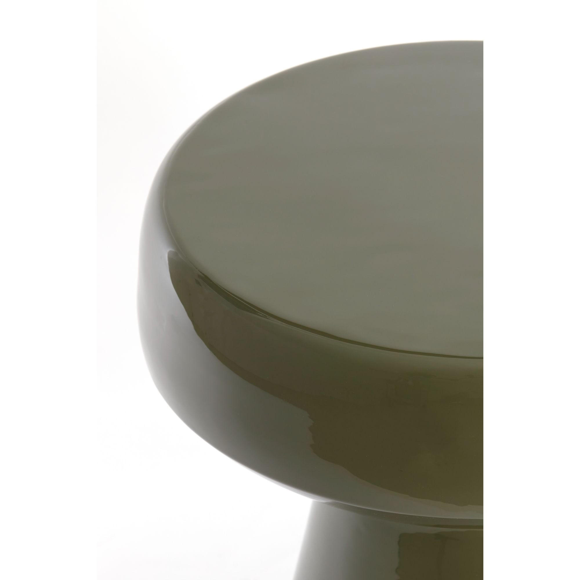 BEISTELLTISCH Dakwa Grün 38/38/42 cm - Grün, Metall (38/38/42cm) - Light & Living