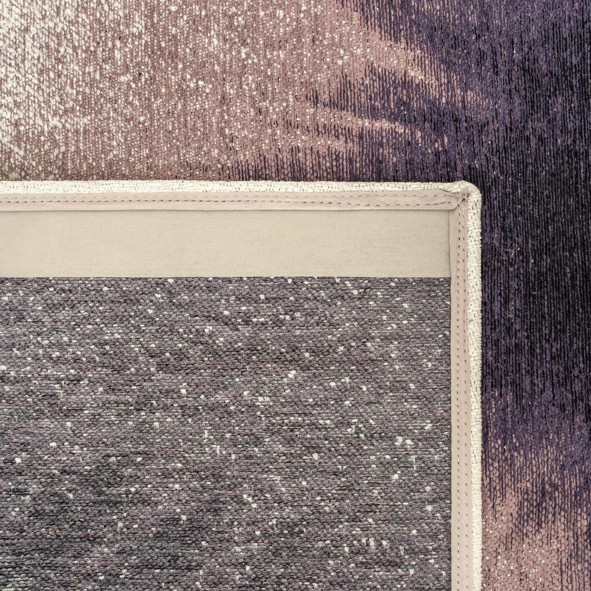 PREPROGA Drop Purple Smoke 140/200 cm - lila, umetna masa/tekstil (140/200cm) - Louis De Poortere