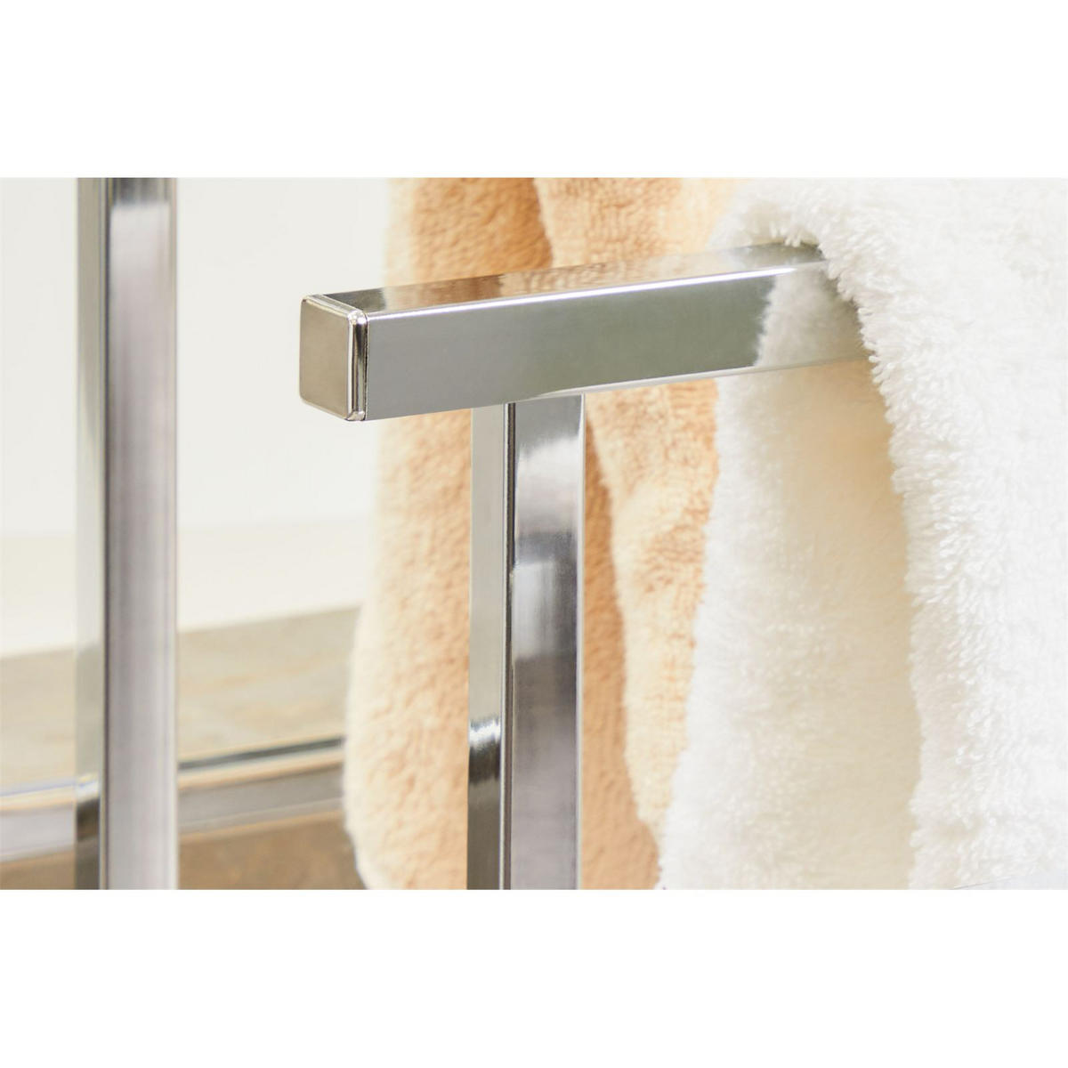 HANDTUCHHALTER MATTIA chrom - Chromfarben, Metall (42/85/33cm) - IDIMEX