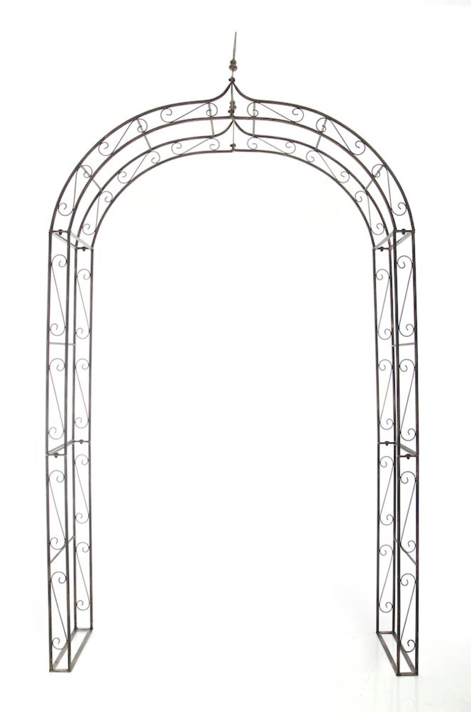 TPFGarden Rosenbogen Dunkelbraun 147x264x27 cm