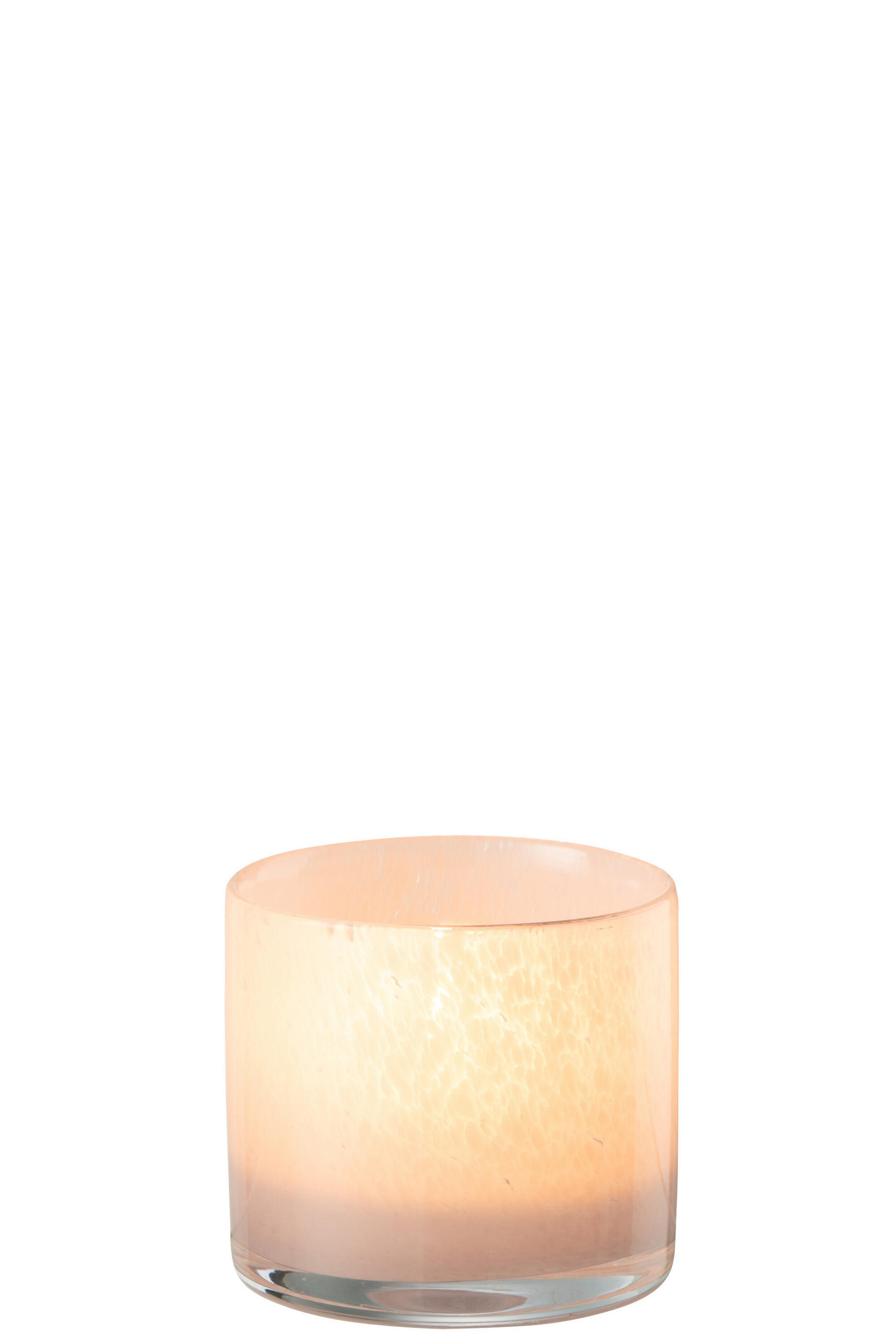 KERZENHALTER JADE - Glas - Rosa - S - Pink, Glas (8.5/8.5cm) - J-Line