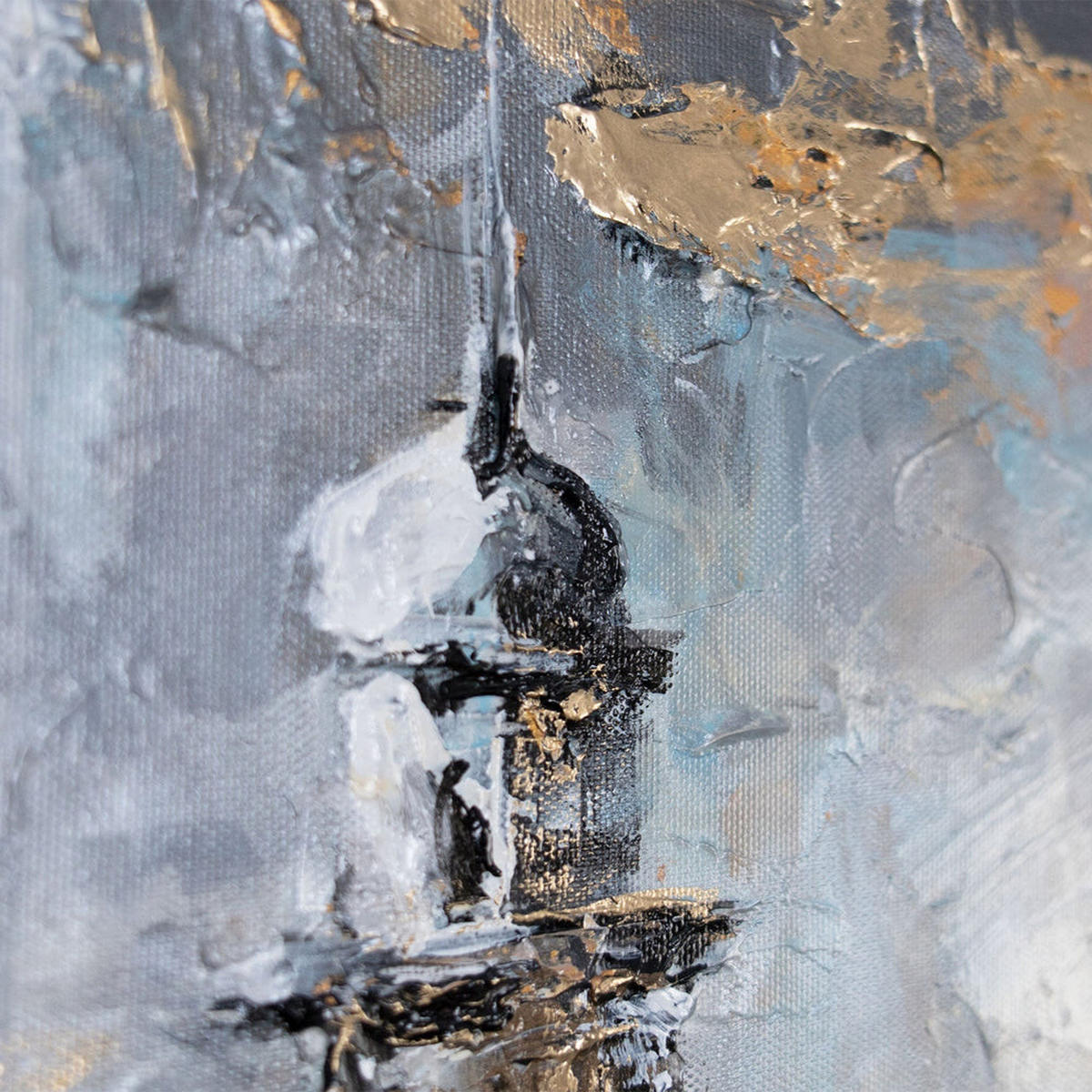 GEMÄLDE Sanftes Glühen auf Keilrahmen 115x50 cm - Multicolor, Holz (115/50cm) - YS-art gallery