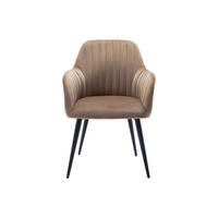 STUHL - 58 cm x 59 cm - Samt, Stoff - Beige - ELEANA - Beige, Textil (58/82/59cm) - Vente-Unique