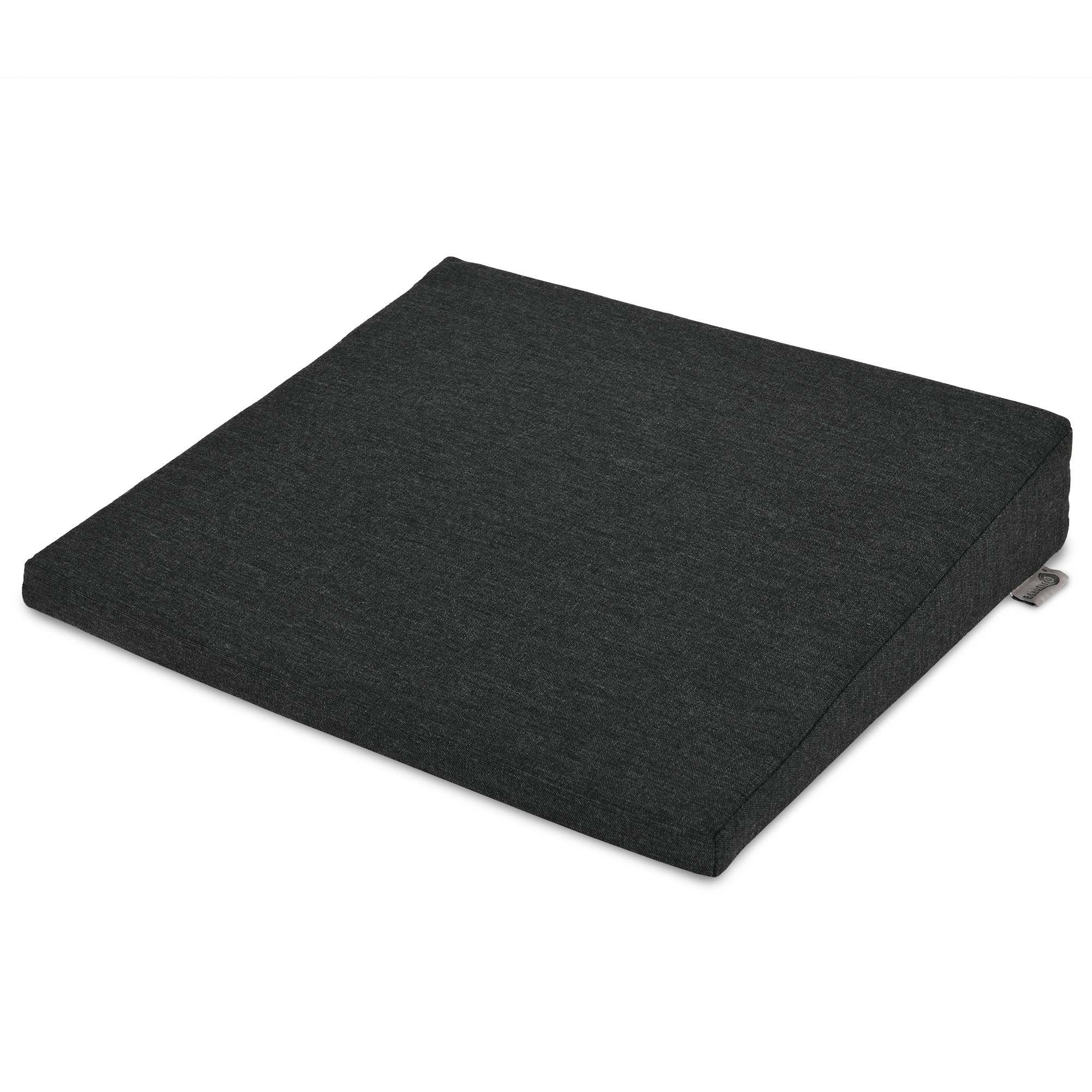 SITZKEILKISSEN BeauErgo 37/33,5 cm - Anthrazit, Textil (33.5/37cm)