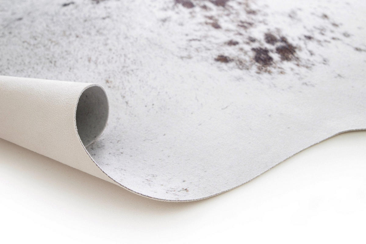 TEPPICH im Kuhfell-Stil grau - Grau, Textil (155/190cm) - AFK Living