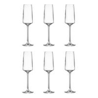 CHAMPAGNERFLÖTE (6er Set) Wine Dine - Transparent, Glas (0.25L) - Butlers