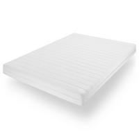 KALTSCHAUMMATRATZE 90x190 H2H3 7-Zonen mit waschbarem Bezug - Weiß, Textil (90/190cm) - Sleepneo