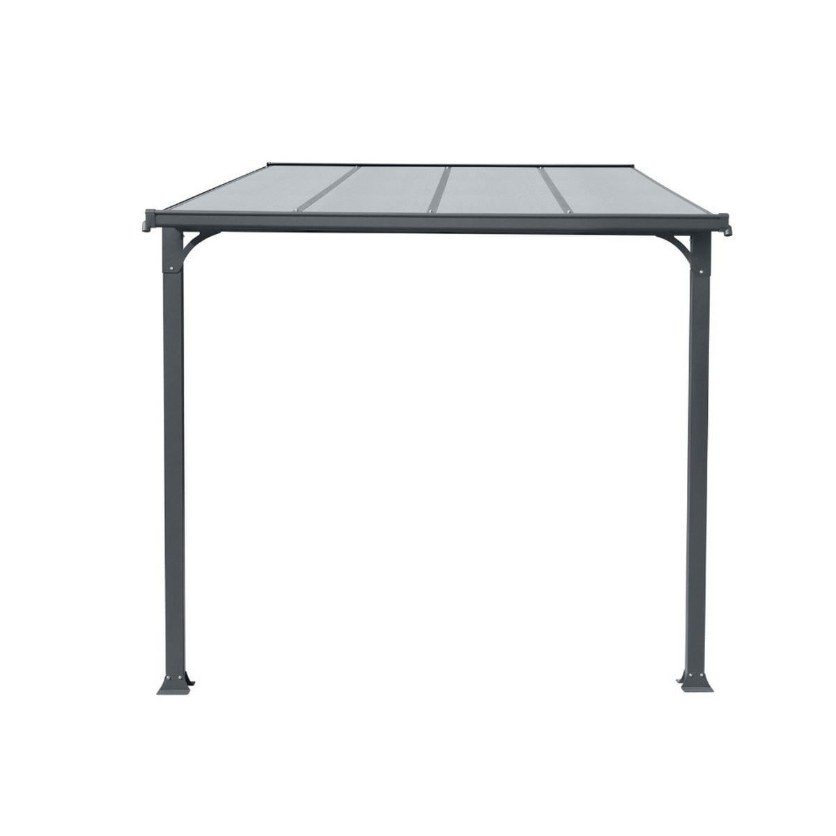 VORDACH CUBIS L - L - Anthrazit, Metall (294/258/150cm) - Home Deluxe