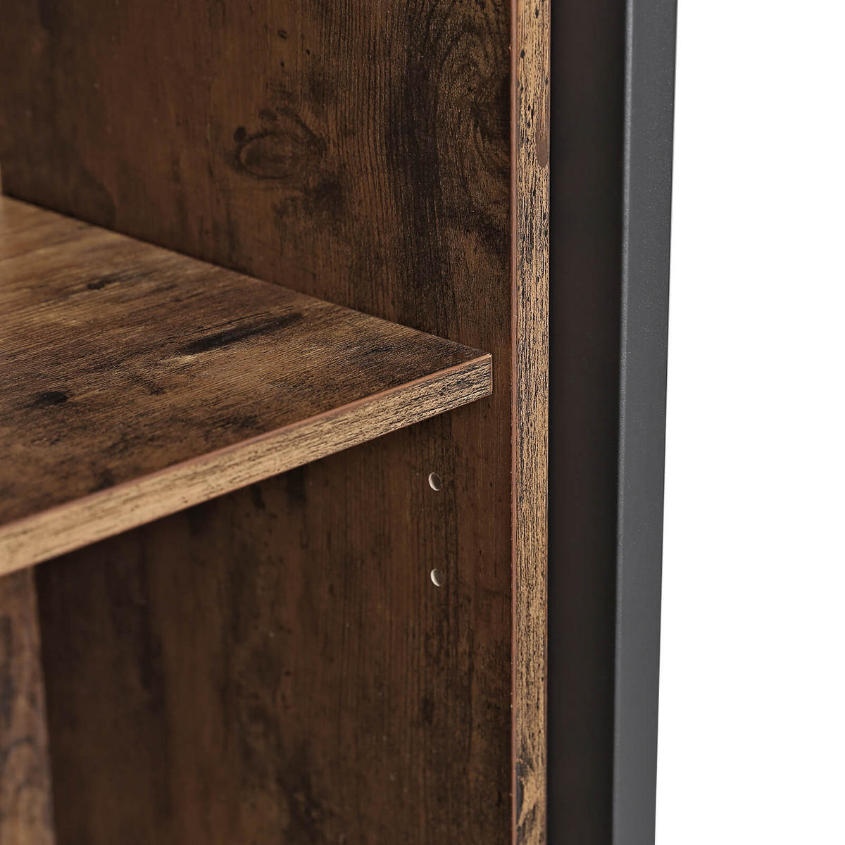 SIDEBOARD INDUSTRIESTIL - Dunkelbraun, Holzwerkstoff (30/80/70cm) - Hansiro